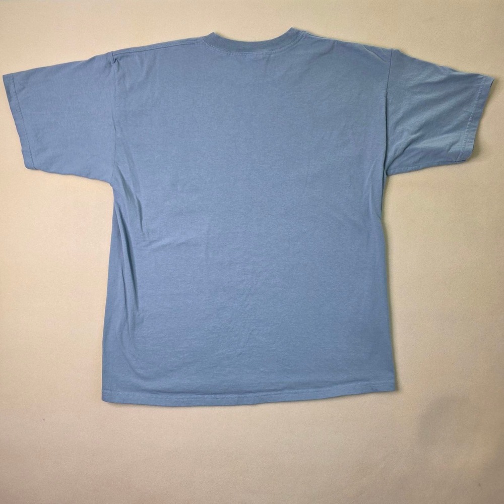 Vintage 2001 Jimmie Vaughan Do You Get The Blues T-Shirt Blue XL Gildan Ultra - Picture 3 of 9